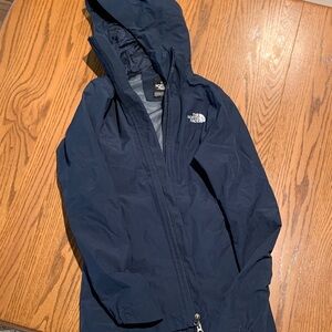 The North Face Dark Blue Hooded Jacket